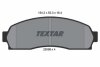 Комплект гальмівних накладок, дискове гальмо TEXTAR 2506801 (фото 1)