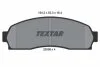 Комплект гальмівних накладок, дискове гальмо TEXTAR 2506801 (фото 1)