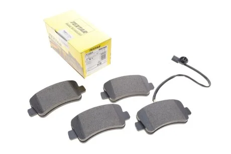 Колодки тормозные OPEL/RENAULT MOVANO/MASTER 10- задн. (с противошумной пластиной Q+) TEXTAR 2511201