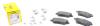 Комплект гальмівних колодок передн, FORD B-MAX, FIESTA, FIESTA VI, TOURNEO COURIER B460, TRANSIT COURIER B460, TRANSIT COURIER B460/MINIVAN 1.0-1.6D 06.08- TEXTAR 2513402 (фото 1)