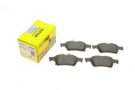 Комплект гальмівних колодок, дискове гальмо TEXTAR 2521204
