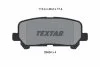 Комплект гальмівних колодок, дискове гальмо TEXTAR 2543403 (фото 1)