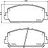 Гальмівні колодки, передні ACURA RDX 3.5 01.12-08.15 TEXTAR 2555201 (фото 1)