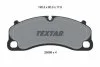 Комплект гальмівних накладок, дискове гальмо TEXTAR 2556601 (фото 1)
