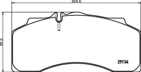 Колодки гальмівні дискові, комплект TEXTAR 2913401