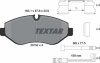 Колодки тормозные (передние) MB Sprinter (906) /Vito (W639) (Brembo) (с датчиком), 141786, 291920070300, 0252919220, 0252919220PD TEXTAR 2919202 (фото 2)