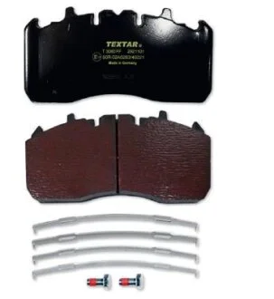 Комплект гальмівних накладок, дискове гальмо TEXTAR 2921101