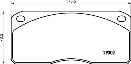 Тормозные колодки дисковые TEXTAR 2930201