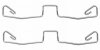Комплект монтажный тормозных колодок AUDI A6 02- TEXTAR 82500400 (фото 1)