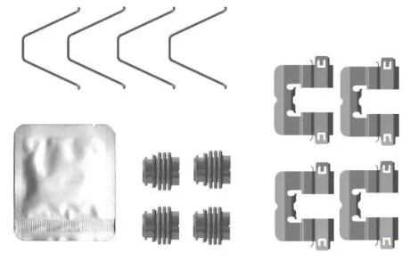 Ремкомплект торм. колодок HYUNDAI/KIA I30/CEED 11- зад. TEXTAR 82553800