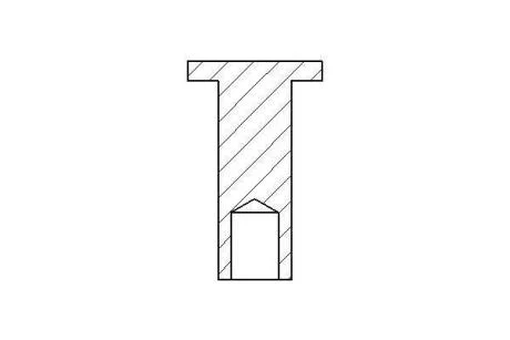 5х15 заклёпка медная полуполая DIN7338 B (100шт) TEXTAR 86001700