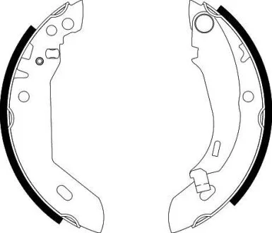 Тормозные колодки барабанные TEXTAR 91031800