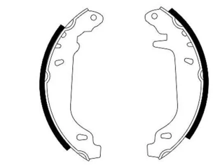 Тормозные колодки барабанные TEXTAR 91037400