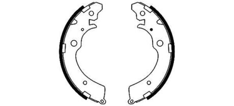 Тормозные колодки барабанные HONDA ACCORD/CIVIC/CR-V 1/HRV -05 зад. TEXTAR 91042300