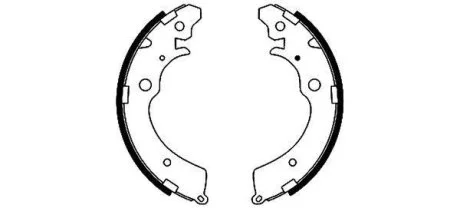 Тормозные колодки барабанные HONDA ACCORD/CIVIC/CR-V 1/HRV -05 зад. TEXTAR 91042300