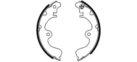 Тормозные колодки барабанные TEXTAR 91046900
