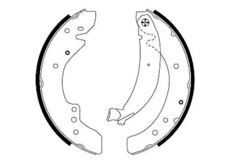 Тормозные колодки барабанные TEXTAR 91047900
