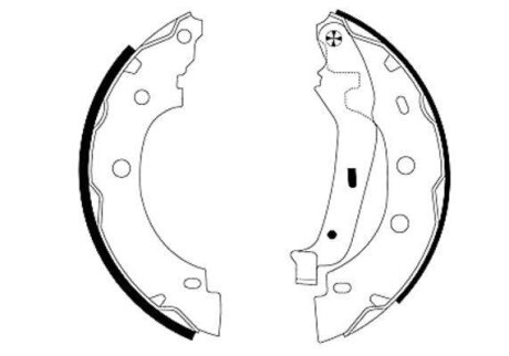RENAULT Щеки тормозные KANGOO 98- 203,2X37 TEXTAR 91052800