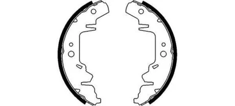 Тормозные колодки барабанные TEXTAR 91056000