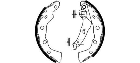 MITSUBISHI Щеки тормозные CARISMA 1.6,1.9TD 99- TEXTAR 91056400