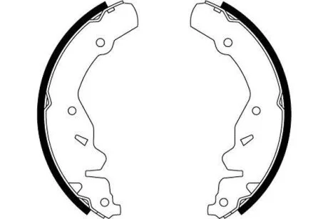 Комплект гальмівних колодок TEXTAR 91064200