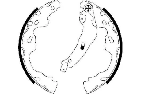 Тормозные колодки барабанные TEXTAR 91064500