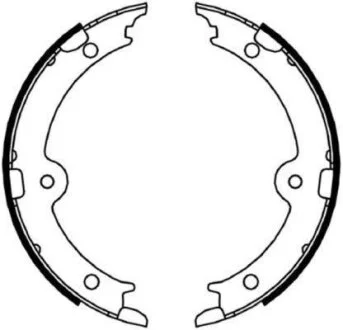 Гальмівні колодки барабанні TEXTAR 91074000