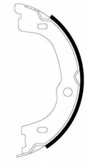 Гальмівні колодки барабанні TEXTAR 91075300