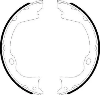 Гальмівні колодки барабанні TEXTAR 91078500