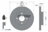 Диск тормозной NISSAN ALMERA(N16)/PRIMERA(P11) пер. TEXTAR 92109300 (фото 1)