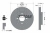 Диск тормозной HYUNDAI ELANTRA -06 перед.вент. TEXTAR 92136600 (фото 1)