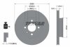 Диск тормозной HYUNDAI GETZ перед. TEXTAR 92144700 (фото 1)