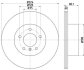 Диск гальмівний BMW X5(E53) R D324mm 01>> TEXTAR 92146303 (фото 1)