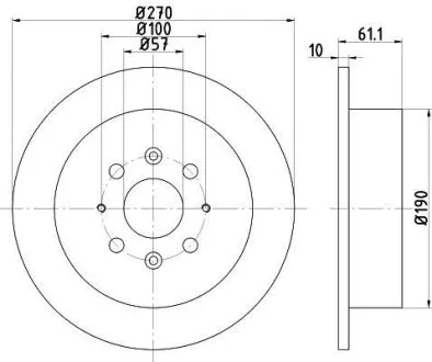 Тормозной диск TEXTAR 92147500