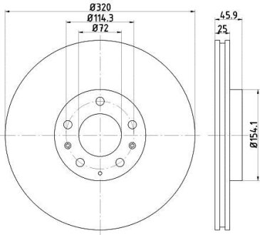 Диск тормозной MAZDA 6 (GG)/ATENZA(GG) перед. TEXTAR 92166300
