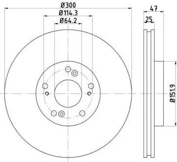 Гальмівний диск TEXTAR 92186503