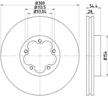 Диск гальмівний TEXTAR 92231500