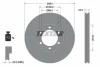 Гальмівний диск TEXTAR 92234700 (фото 1)