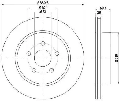 Гальмівний диск TEXTAR 92269803