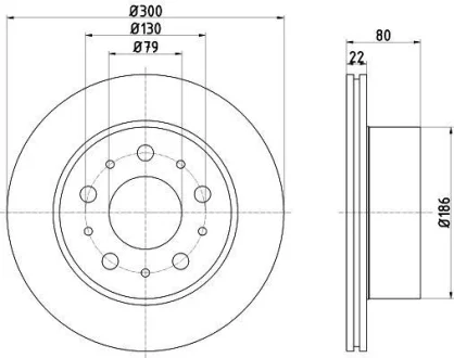 Гальмівний диск TEXTAR 92284303