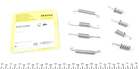 Комплект пружинок колодок ручника, Sprinter 901-903 / VW LT, 1995-2006 TEXTAR 97012300