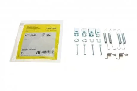 Комплект пружин гальмівних колодок TEXTAR 97036700