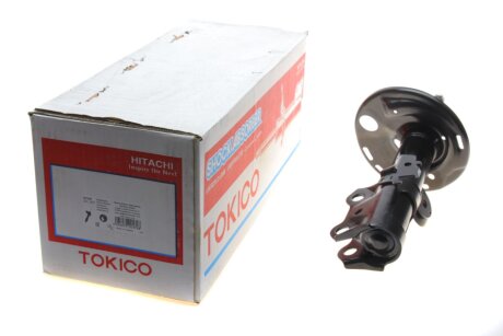 Амортизатор підв. TOYOTA AURIS 06-, COROLLA 07- передн. лев. газ. Tokico B3354