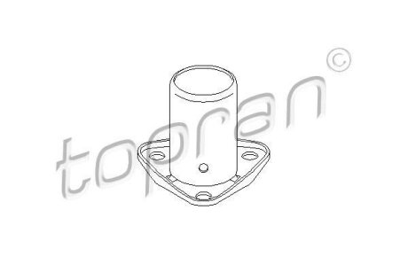 Направляющая выжимного подшипника Audi 80,100 -86, Passat 1.3, VW T2 -92 TOPRAN / HANS PRIES 100 058