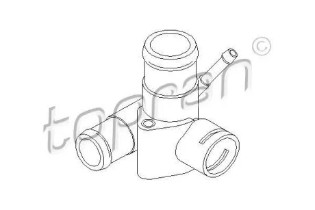 Флянець системи охолодження Ford Galaxy VW Golf III, Passat 1.7 SDI/1.9 SDI/1.9 TDI 93- TOPRAN / HANS PRIES 100 315