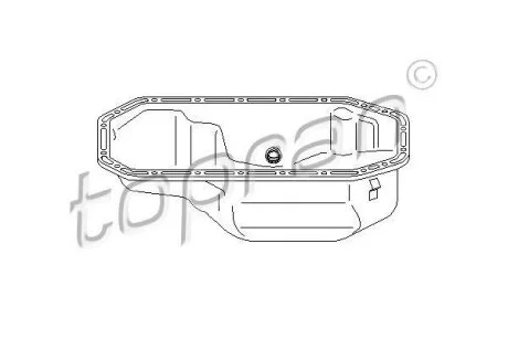 Масляний піддон TOPRAN / HANS PRIES 100 547