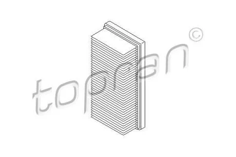 Фільтр повітря TOPRAN / HANS PRIES 101 037