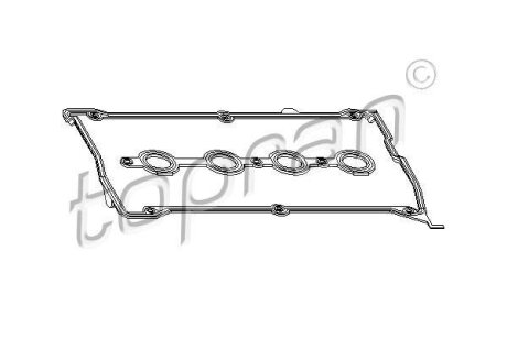 Комплект прокладок клапанной крышки Audi A4/A6 1.8 E 94- TOPRAN / HANS PRIES 101 113