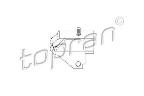 Подушка двигателя VW T-2 1.9/2.1L лев./прав. TOPRAN / HANS PRIES 101 550
