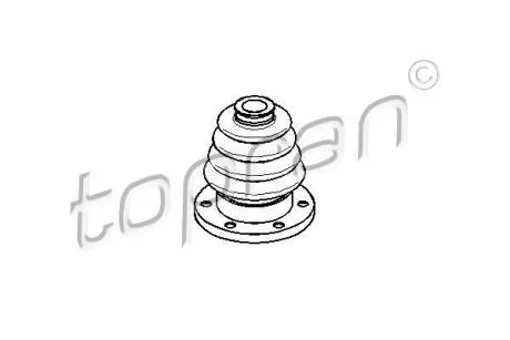 Комплект пильовиків гумових TOPRAN / HANS PRIES 101 952